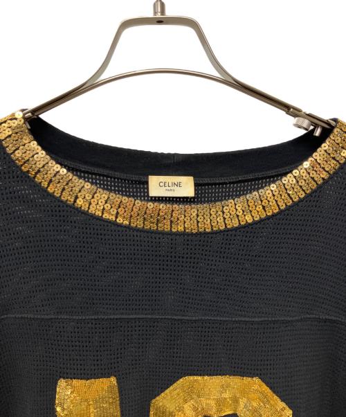 CELINE（セリーヌ）CELINE (セリーヌ) 半袖カットソー ブラック サイズ:Ｍの古着・服飾アイテム
