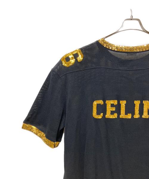 CELINE（セリーヌ）CELINE (セリーヌ) 半袖カットソー ブラック サイズ:Ｍの古着・服飾アイテム