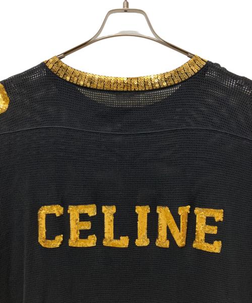 CELINE（セリーヌ）CELINE (セリーヌ) 半袖カットソー ブラック サイズ:Ｍの古着・服飾アイテム