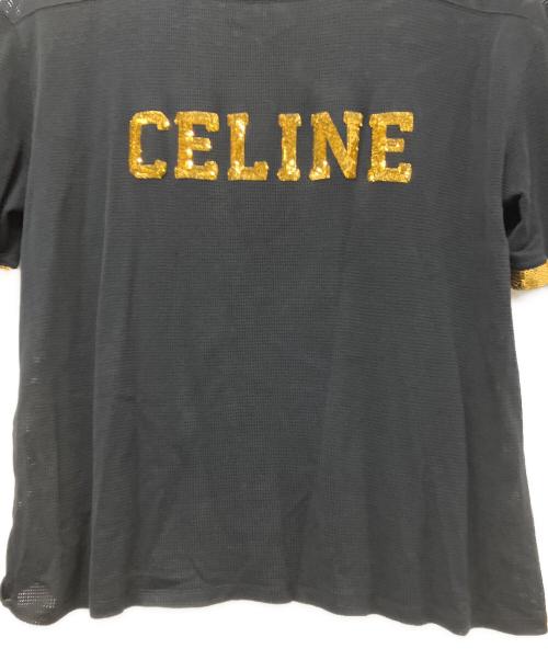 CELINE（セリーヌ）CELINE (セリーヌ) 半袖カットソー ブラック サイズ:Ｍの古着・服飾アイテム