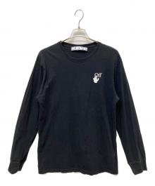OFFWHITE（オフホワイト）の古着「長袖カットソー」｜ブラック