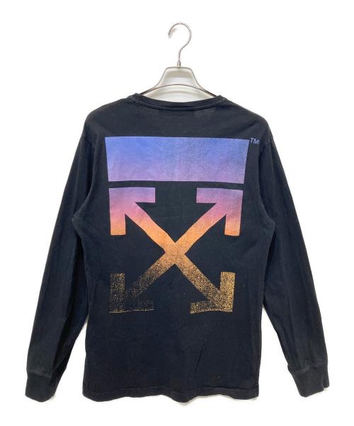 OFFWHITE（オフホワイト）OFFWHITE (オフホワイト) 長袖カットソー ブラック サイズ:XLの古着・服飾アイテム