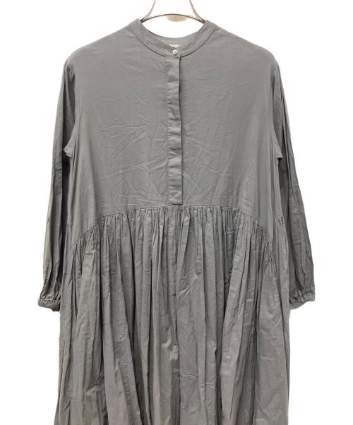 BEARDSLEY（ビアズリー）BEARDSLEY (ビアズリー) 長袖ワンピース グレー サイズ:Sの古着・服飾アイテム