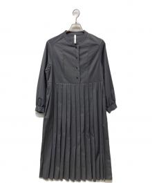 kelen（ケレン）の古着「長袖ワンピース」｜グレー