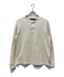 POLO RALPH LAUREN（ポロ・ラルフローレン）の古着「ロングスリーブカットソー」｜ベージュ