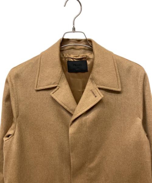 PRADA（プラダ）PRADA (プラダ) コート キャメル サイズ:46の古着・服飾アイテム