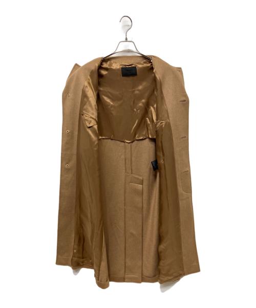 PRADA（プラダ）PRADA (プラダ) コート キャメル サイズ:46の古着・服飾アイテム