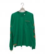 CHROME HEARTSクロムハーツ）の古着「長袖カットソー」｜グリーン