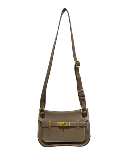 HERMES（エルメス）HERMES (エルメス) Jypsiere Mini ジプシエール ミニ/エバーカラー/ゴールド金具/エトゥープ/K刻印：2025年製  エトゥープ サイズ:ミニ/miniの古着・服飾アイテム