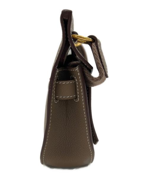 HERMES（エルメス）HERMES (エルメス) Jypsiere Mini ジプシエール ミニ/エバーカラー/ゴールド金具/エトゥープ/K刻印：2025年製  エトゥープ サイズ:ミニ/miniの古着・服飾アイテム