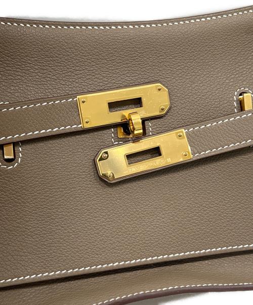 HERMES（エルメス）HERMES (エルメス) Jypsiere Mini ジプシエール ミニ/エバーカラー/ゴールド金具/エトゥープ/K刻印：2025年製  エトゥープ サイズ:ミニ/miniの古着・服飾アイテム
