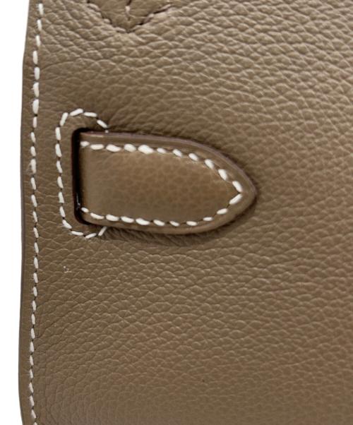 HERMES（エルメス）HERMES (エルメス) Jypsiere Mini ジプシエール ミニ/エバーカラー/ゴールド金具/エトゥープ/K刻印：2025年製  エトゥープ サイズ:ミニ/miniの古着・服飾アイテム