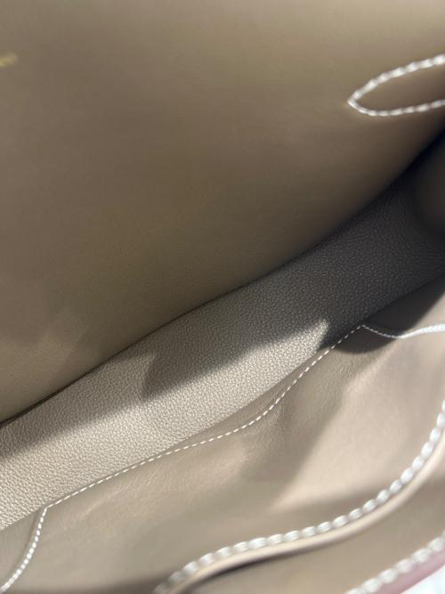 HERMES（エルメス）HERMES (エルメス) Jypsiere Mini ジプシエール ミニ/エバーカラー/ゴールド金具/エトゥープ/K刻印：2025年製  エトゥープ サイズ:ミニ/miniの古着・服飾アイテム