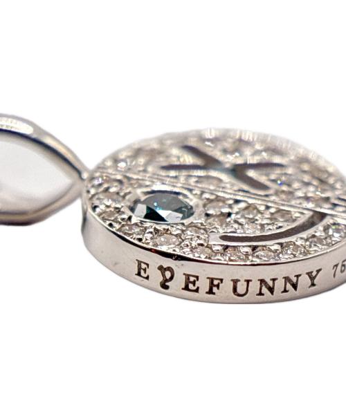 EYEFUNNY（アイファニー）EYEFUNNY (アイファニー) Diamond smile S Half skelton Blue-diamond eyes/ペンダントトップの古着・服飾アイテム