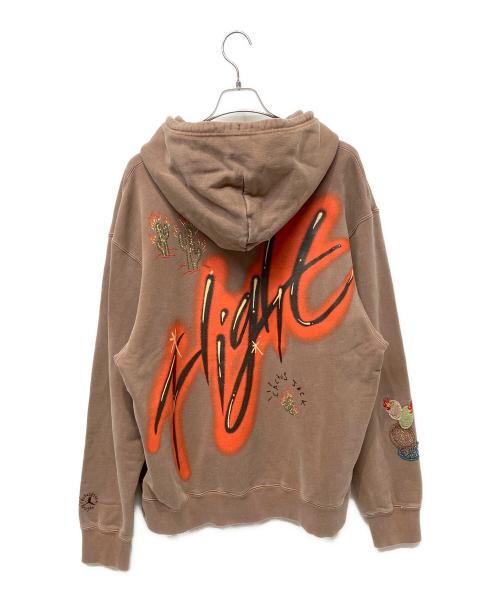 Travis Scott（トラヴィススコット）TRAVIS SCOTT (トラヴィススコット) JORDAN BRAND (ジョーダン ブランド) パーカー ブラウン サイズ:XLの古着・服飾アイテム