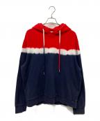 MONCLERモンクレール）の古着「パーカー」｜ネイビー×レッド