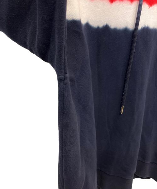 MONCLER（モンクレール）MONCLER (モンクレール) パーカー ネイビー×レッド サイズ:XXLの古着・服飾アイテム