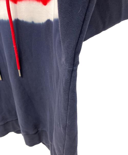 MONCLER（モンクレール）MONCLER (モンクレール) パーカー ネイビー×レッド サイズ:XXLの古着・服飾アイテム