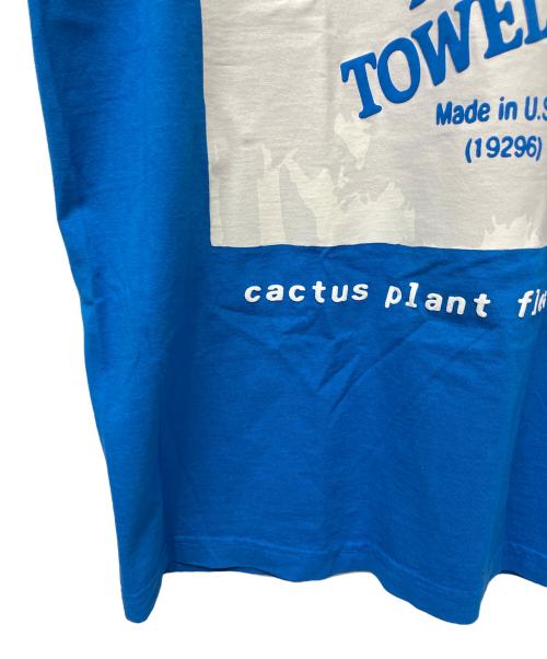 Cactus Plant Flea Market（カクタスプラントフリーマーケット）cactus plant flea market (カクタスプラントフリーマーケット) 半袖Tシャツ ブルー サイズ:XLの古着・服飾アイテム