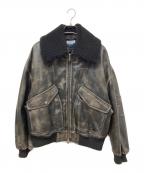 MAISON SPECIALメゾンスペシャル）の古着「レザージャケット」｜ブラック