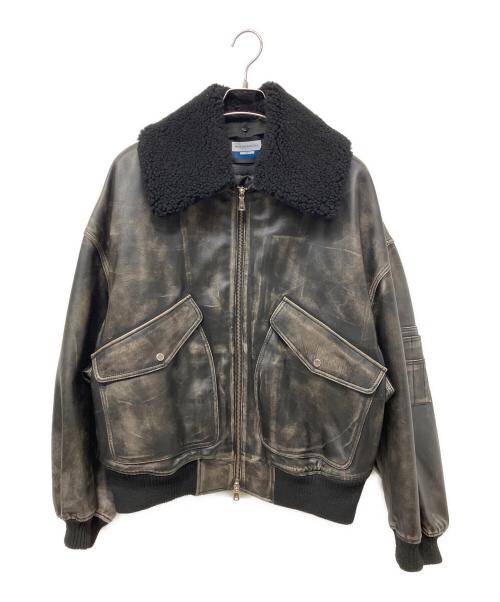 MAISON SPECIAL（メゾンスペシャル）MAISON SPECIAL (メゾンスペシャル) レザージャケット ブラック サイズ:1の古着・服飾アイテム