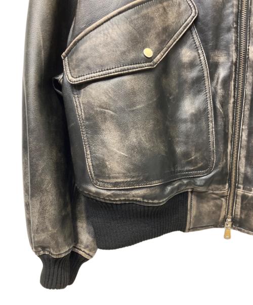 MAISON SPECIAL（メゾンスペシャル）MAISON SPECIAL (メゾンスペシャル) レザージャケット ブラック サイズ:1の古着・服飾アイテム