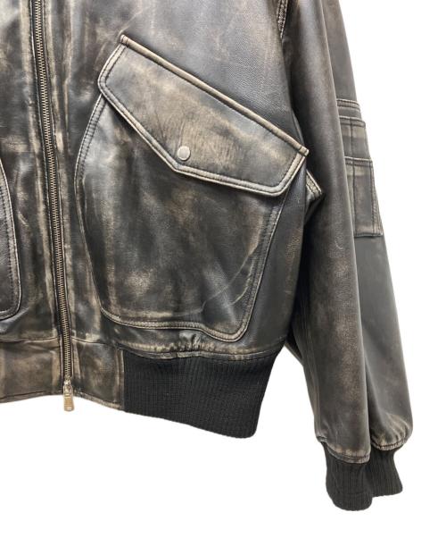 MAISON SPECIAL（メゾンスペシャル）MAISON SPECIAL (メゾンスペシャル) レザージャケット ブラック サイズ:1の古着・服飾アイテム