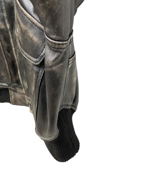 MAISON SPECIAL（メゾンスペシャル）MAISON SPECIAL (メゾンスペシャル) レザージャケット ブラック サイズ:1の古着・服飾アイテム