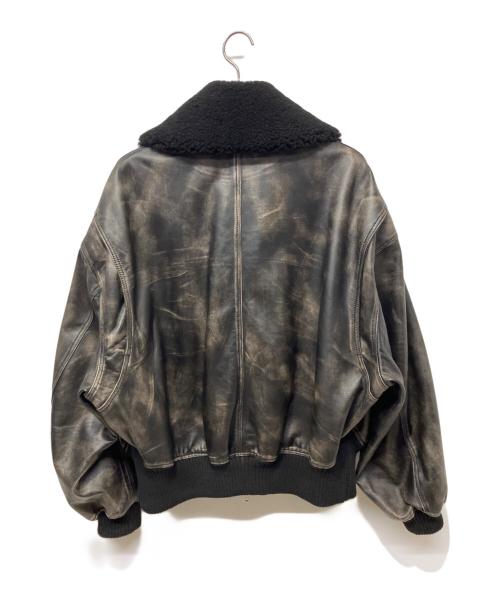 MAISON SPECIAL（メゾンスペシャル）MAISON SPECIAL (メゾンスペシャル) レザージャケット ブラック サイズ:1の古着・服飾アイテム