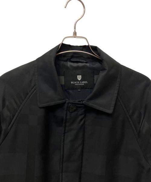 BLACK LABEL CRESTBRIDGE（ブラックレーベル クレストブリッジ）BLACK LABEL CRESTBRIDGE (ブラックレーベル クレストブリッジ) 中綿コート ブラック サイズ:Lの古着・服飾アイテム