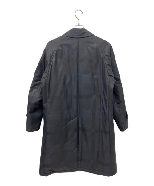 BLACK LABEL CRESTBRIDGE（ブラックレーベル クレストブリッジ）BLACK LABEL CRESTBRIDGE (ブラックレーベル クレストブリッジ) 中綿コート ブラック サイズ:Lの古着・服飾アイテム