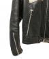 666Leather wear (シックスシックスシックスレザー) ライダースジャケット ブラック サイズ:38：23000円