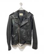dead woodデッドウッド）の古着「ライダースジャケット」｜ブラック