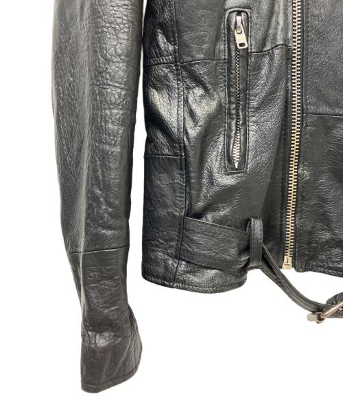 dead wood（デッドウッド）dead wood (デッドウッド) ライダースジャケット ブラック サイズ:42の古着・服飾アイテム