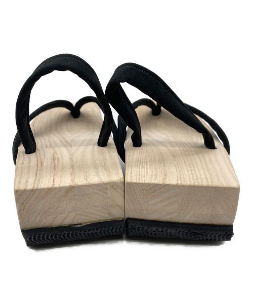 caracoro（カラコロ）caracoro (カラコロ) 雪駄 ブラウン×ブラック サイズ:無しの古着・服飾アイテム