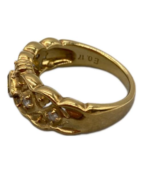 不明（）不明 (フメイ) 石付リング サイズ:11号の古着・服飾アイテム