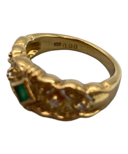 不明（）不明 (フメイ) 石付リング サイズ:11号の古着・服飾アイテム