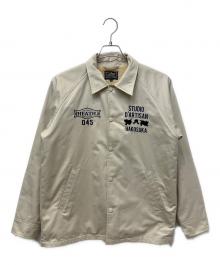 STUDIO D'ARTISAN（ステュディオダルチザン）の古着「コーチジャケット」｜ベージュ