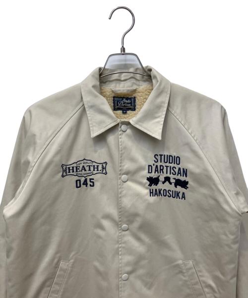 STUDIO D'ARTISAN（ステュディオダルチザン）STUDIO D'ARTISAN (ステュディオダルチザン) コーチジャケット ベージュ サイズ:38の古着・服飾アイテム