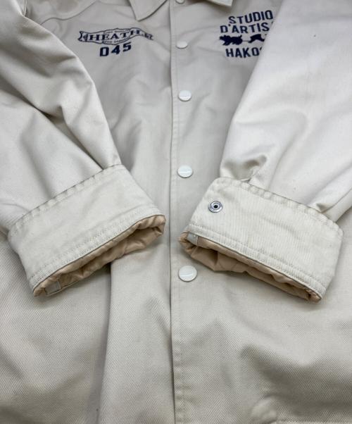 STUDIO D'ARTISAN（ステュディオダルチザン）STUDIO D'ARTISAN (ステュディオダルチザン) コーチジャケット ベージュ サイズ:38の古着・服飾アイテム