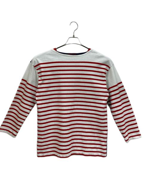 45R（フォーティファイブ・アール）45R (フォーティファイブ・アール) ボーダーTシャツ ホワイト×レッド サイズ:4の古着・服飾アイテム