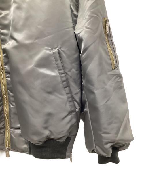 MAISON SPECIAL（メゾンスペシャル）MAISON SPECIAL (メゾンスペシャル) MA-1ジャケット グレー サイズ:01の古着・服飾アイテム