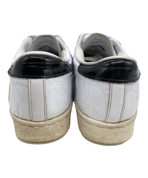 adidas（アディダス）adidas (アディダス) BAPE BY A BATHING APE (ベイプバイアベイシングエイプ) ローカットスニーカー ホワイト サイズ:26cmの古着・服飾アイテム