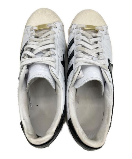 adidas（アディダス）adidas (アディダス) BAPE BY A BATHING APE (ベイプバイアベイシングエイプ) ローカットスニーカー ホワイト サイズ:26cmの古着・服飾アイテム