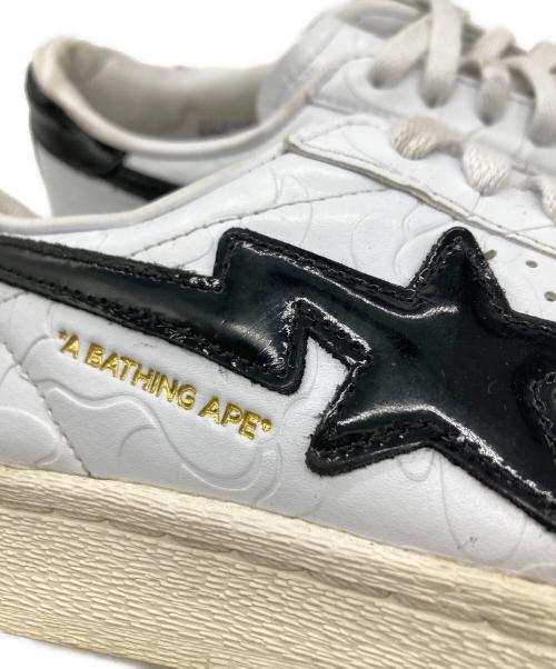 adidas（アディダス）adidas (アディダス) BAPE BY A BATHING APE (ベイプバイアベイシングエイプ) ローカットスニーカー ホワイト サイズ:26cmの古着・服飾アイテム