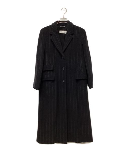 MaxMara（マックスマーラ）MaxMara (マックスマーラ) ウールコート ブラック サイズ:Lの古着・服飾アイテム