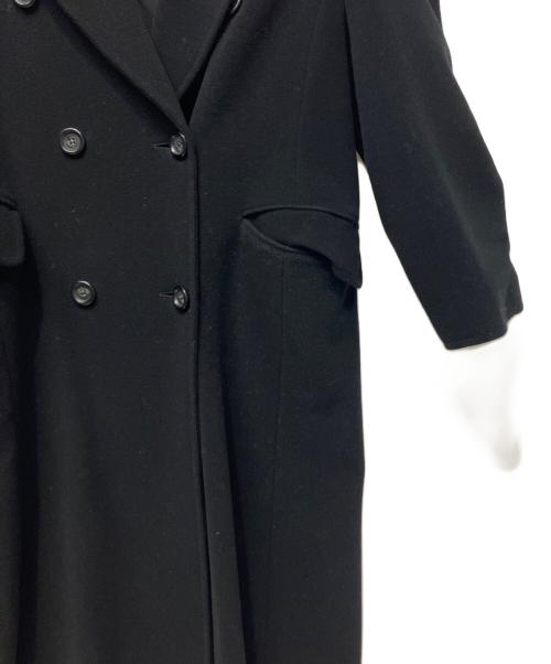 Max Mara WEEK END LINE（マックスマーラ ウイークエンドライン）MAX MARA WEEK END LINE (マックスマーラ ウイークエンドライン) ウールダブルコート ブラック サイズ:Mの古着・服飾アイテム