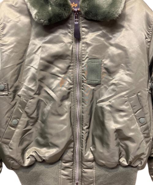 ALPHA INDUSTRIES（アルファインダストリーズ）ALPHA INDUSTRIES (アルファインダストリーズ) B-15フライトジャケット グリーン サイズ:Ｍの古着・服飾アイテム