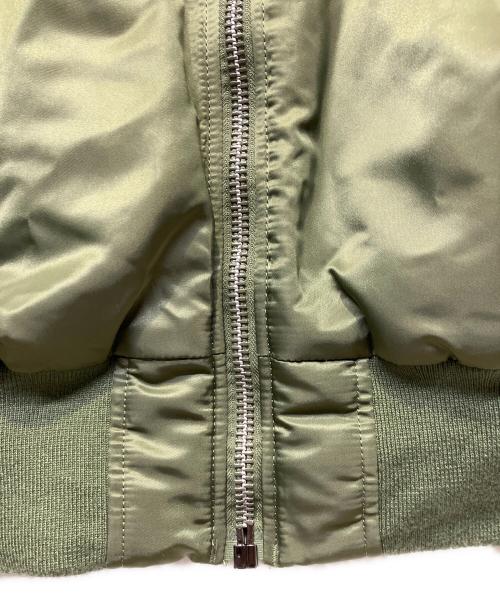ALPHA INDUSTRIES（アルファインダストリーズ）ALPHA INDUSTRIES (アルファインダストリーズ) B-15フライトジャケット グリーン サイズ:Ｍの古着・服飾アイテム