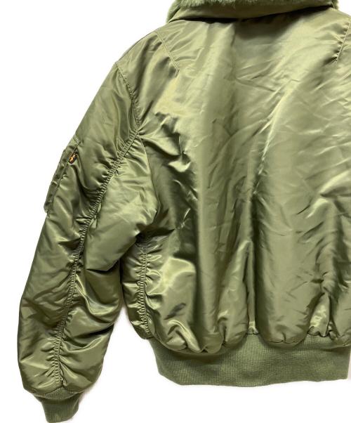 ALPHA INDUSTRIES（アルファインダストリーズ）ALPHA INDUSTRIES (アルファインダストリーズ) B-15フライトジャケット グリーン サイズ:Ｍの古着・服飾アイテム